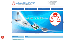 Desktop Screenshot of lacasadelabalanzaperu.com